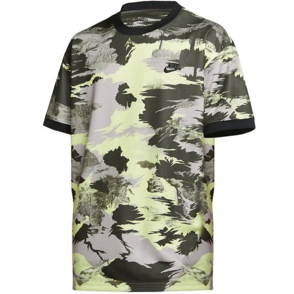 Nike Other - Nike Sportswear Mesh Short Sleeve Camo Top Hype